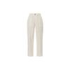 Solid Color Zip Sports Woven Casual Pants Women Bottoms Sail-White FN5447-133