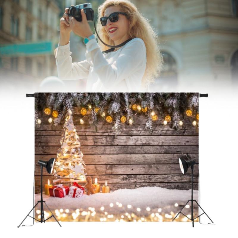Рождественский фон для фотосъемки для детей, студийный фотореквизит с холстом