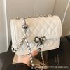 Fashion Diamond Chain Bag Women's 2025 Summer New Shoulder Messenger Bag Popular Trend Commuter Small Square Bag