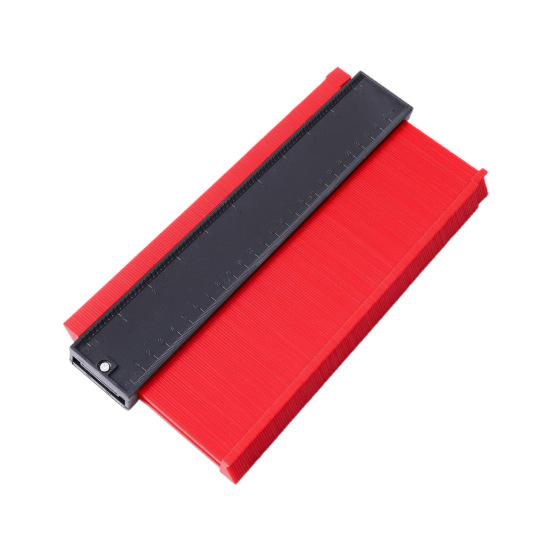 Contour Gauge Compact Design Portable Multipurpose Profile Copy Contour Gauge Standard Pipe Tile Wood Laminate Measuring Tool