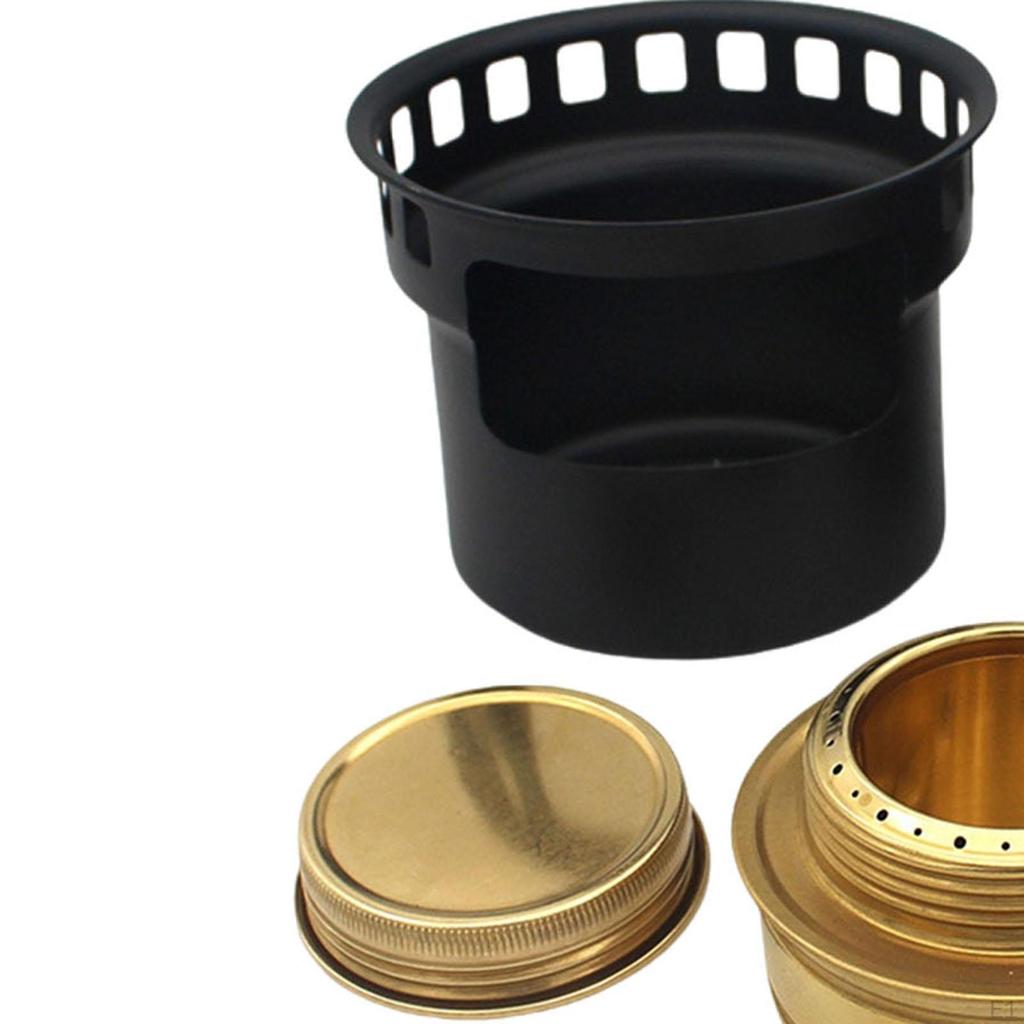 Alcohol Furnace Portable Cookware Metal Spirit Burner for Outdoor Backpacking Hiking