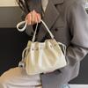 2024 Новая рабочая сумка, женская плиссированная сумка через плечо, летняя дизайнерская сумка на плечо, сумка-ведро