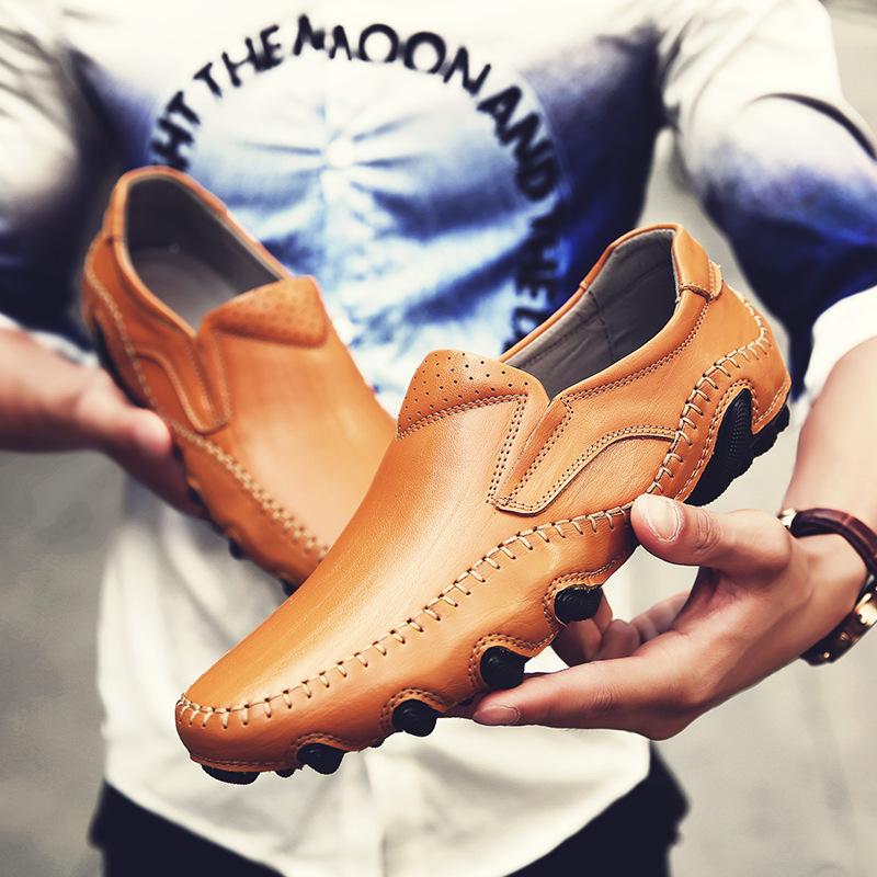 2025 летняя новая обувь для вождения Octopus, мужские повседневные шапки с низким верхом, ленивое вождение