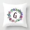 Home Decor Letter Pattern Pillowcase Bedroom Living Room Sofa Cushion Cover