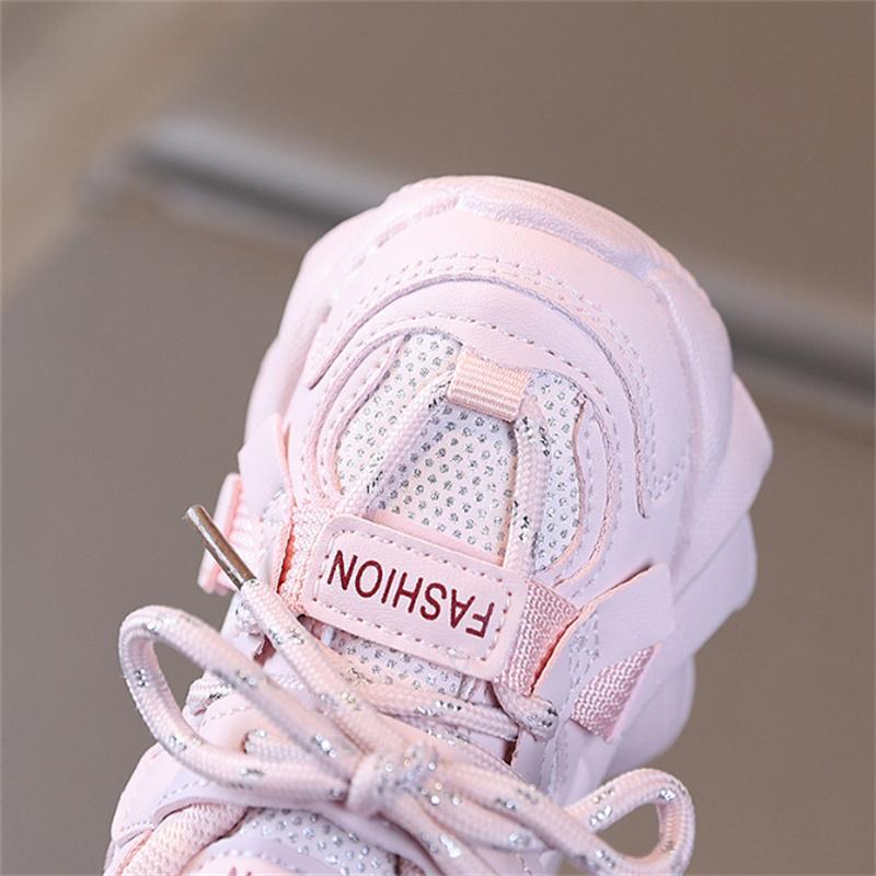 New Spring Children Shoes Mesh Breathable Kids Sport Shoes Soft Sole Non-slip Fashion Toddler Boys Girls Sneakers EU 21-30