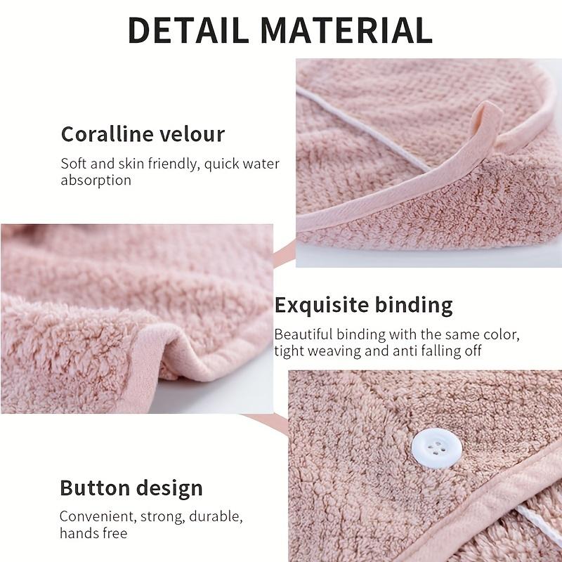 Полотенце-тюрбан для волос, однотонная шапочка для сухих волос, быстросохнущее полотенце, унисекс, мягкие повязки для ванны