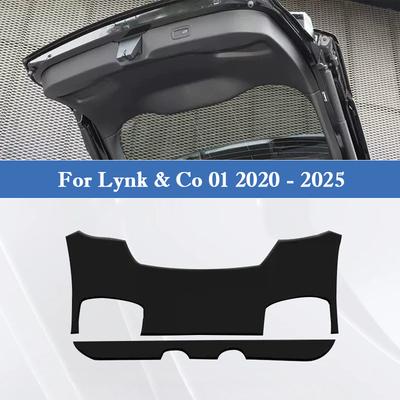 Для Lynk & Co 01 2020-2026 Накладка на дверь багажника автомобиля от пинков Задняя дверь Защитная наклейка Коврик Вкладыш в багажник Внутренние аксессуары