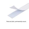 uxcell Carbon Steel Adhesive Tape Tape, White, Straight Track Tape, Flat Ruler, 50cm Metric, Left To Right Reading, 1 Sheet