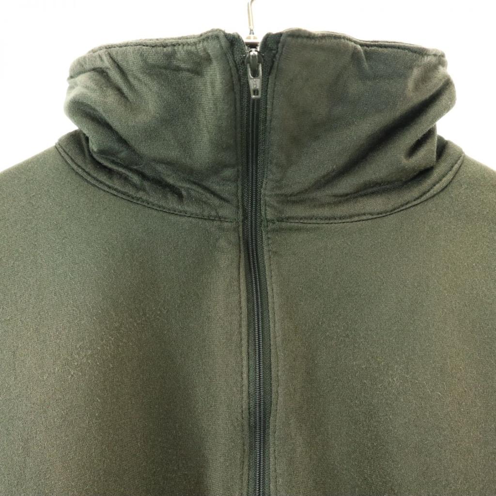 АРМИЯ США 90-х Рубашка для сна С длинным рукавом Толстовка-тренер на молнии до половины L Мужская Б/у