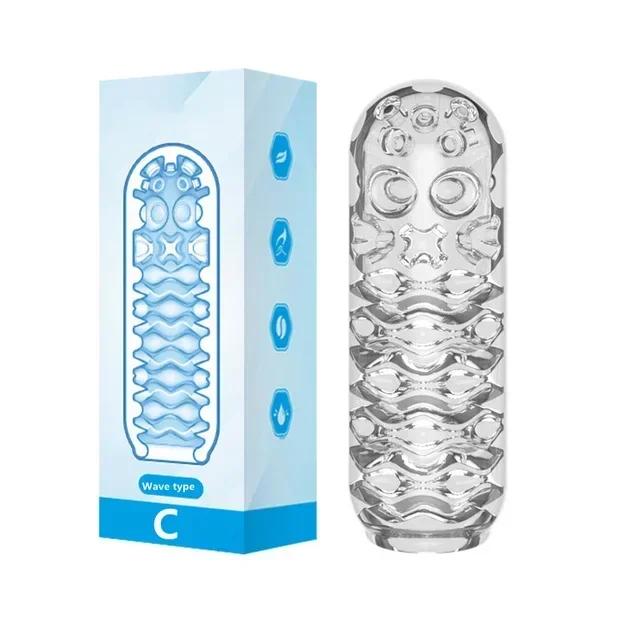 Мужской мастурбатор, мягкая киска, секс-игрушки, прозрачная вагина для взрослых, упражнения на выносливость, принадлежности для взрослых, вакуумная карманная чашка для мужчин