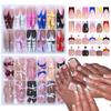 Manicure 12 Color Wear Nails 288pcs Hand and Feet Nail Art Patch Fake Nail Suit Wear Nails