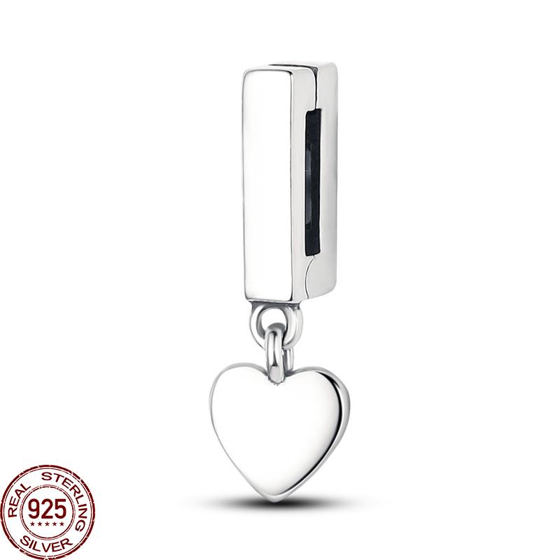 Женская цепочка-зажим из стерлингового серебра 925 пробы с сеткой, круглая подвеска в виде бабочки, подходит для оригинального браслета из сетки своими руками