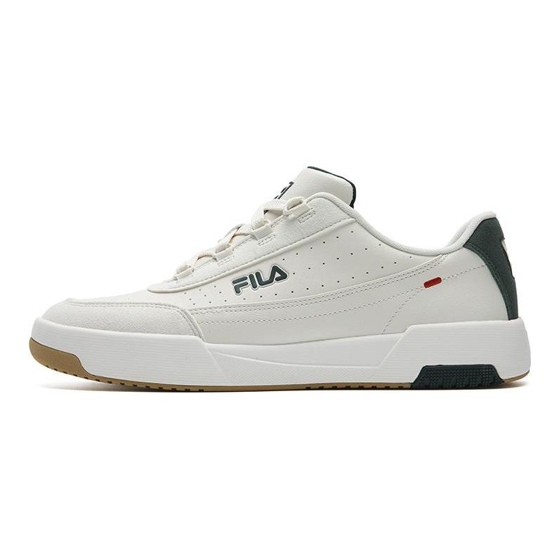 Fila TARGA 2 Амортизация Устойчивость к истиранию Дышащие Покрытие Легкие Низкие Теннисные туфли Мужские Белый Зеленый A12M611005FTV