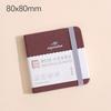 300g Paper Drawing Notebook 24Sheets Graffiti Pocket Book Portable Sketchbook  Oil Paint
