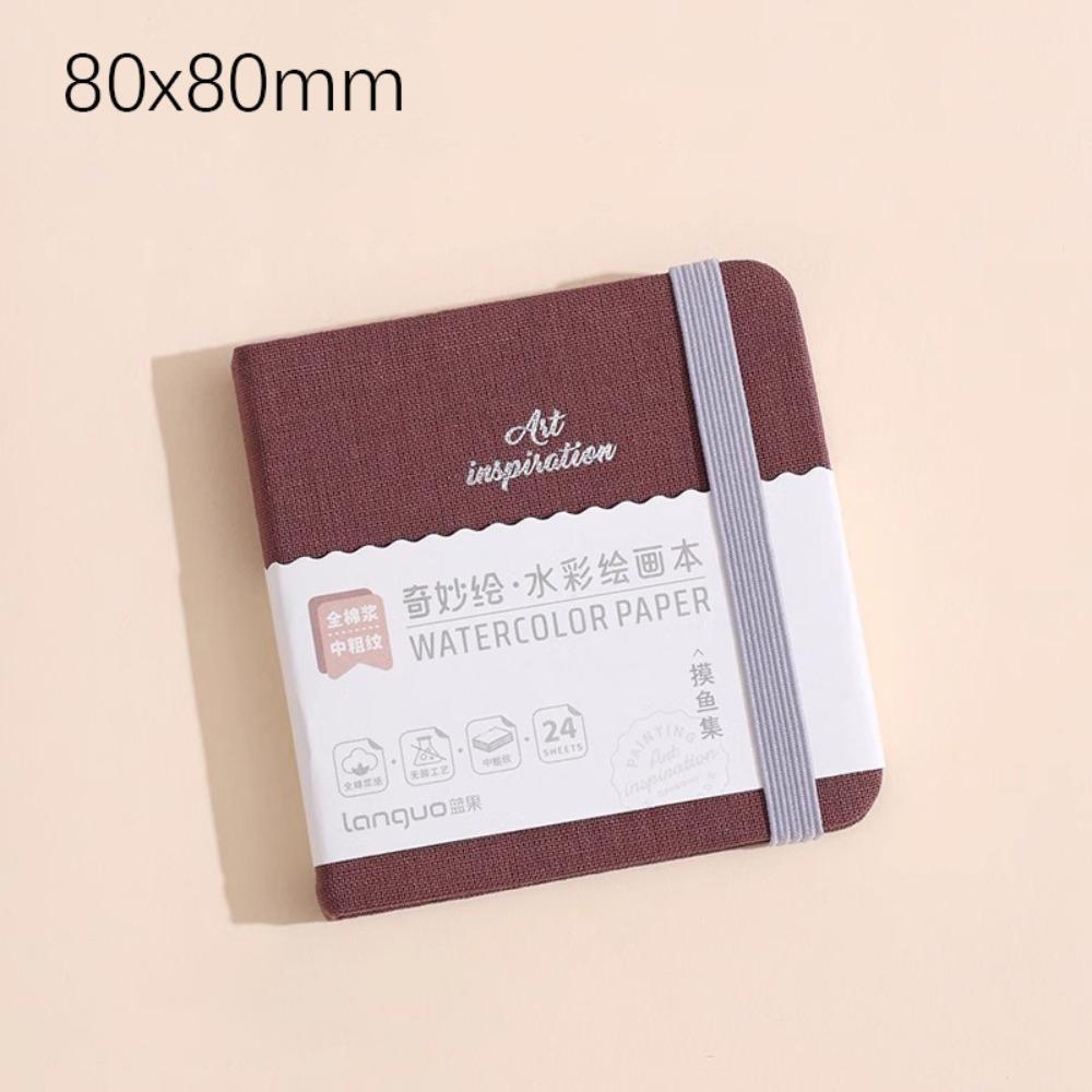 Can Be Tiles 180° Drawing Notebook 24Sheets Journal Painting Book Portable Sketchbook Oil Paint