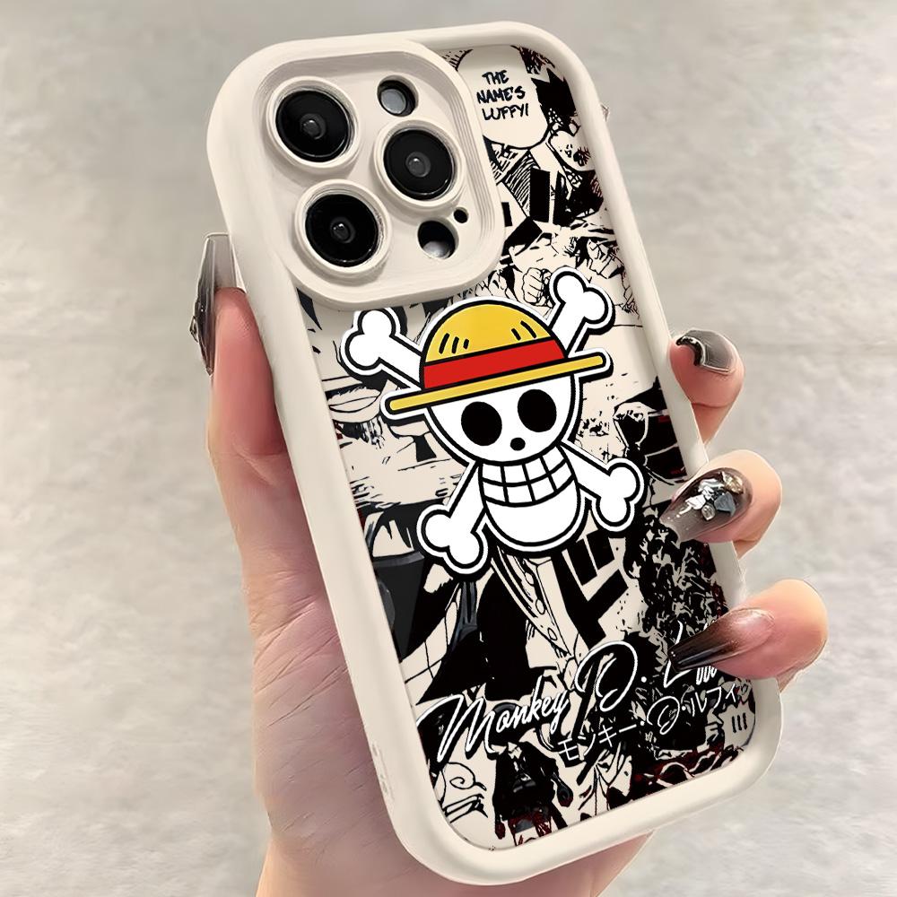 Чехол для телефона One Piece Луффи Зоро для iPhone 17e 17 16e 16 15 14 13 12 11 Air Pro Max Mini XR XS X 7 8 6 6s Plus Мягкий ТПУ