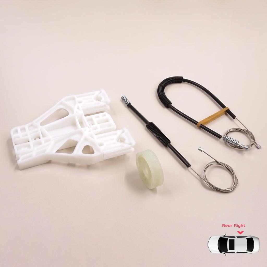 EWR5073 Window Regulator Repair Kit Rear Right for Q5 SQ5 8R 8RB 2008-2018 5-Door 8R0839462
