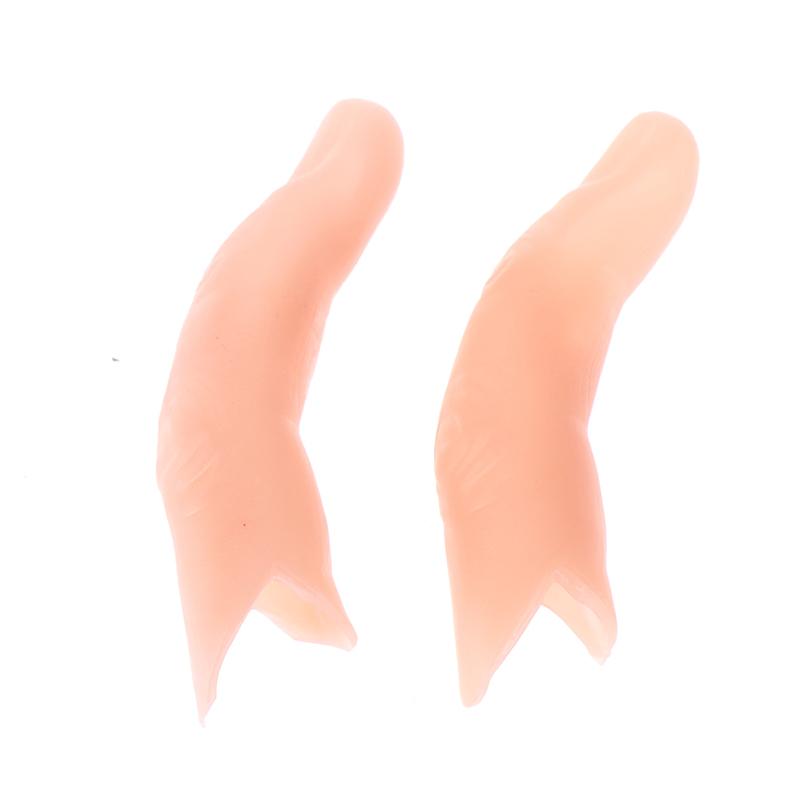 1Pc Fake Finger Sixth Middle Finger Appearing And Vanishing Magic Tricks