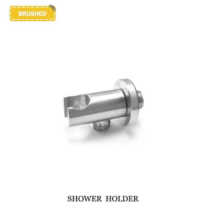 Ручная душевая лейка из матового золота с настенным креплением из латуни, ручной душ из нержавеющей стали, шланг 1,5 м, аксессуары для ванной комнаты