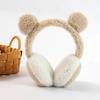 Windproof Winter Plush Earmuffs Warm Women Earflap Korean Bear Ear Earmuffs  Girls