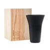 Wired Beans Glass Tumbler 240 Lightly Blown Tumbler Glass 360ml Comes In Cedar Box (Black Matte)