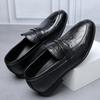 Spring High-end Men's Small Leather Shoes Versatile Casual One-pedal Leather Shoes Men's Soft Bottom Tide