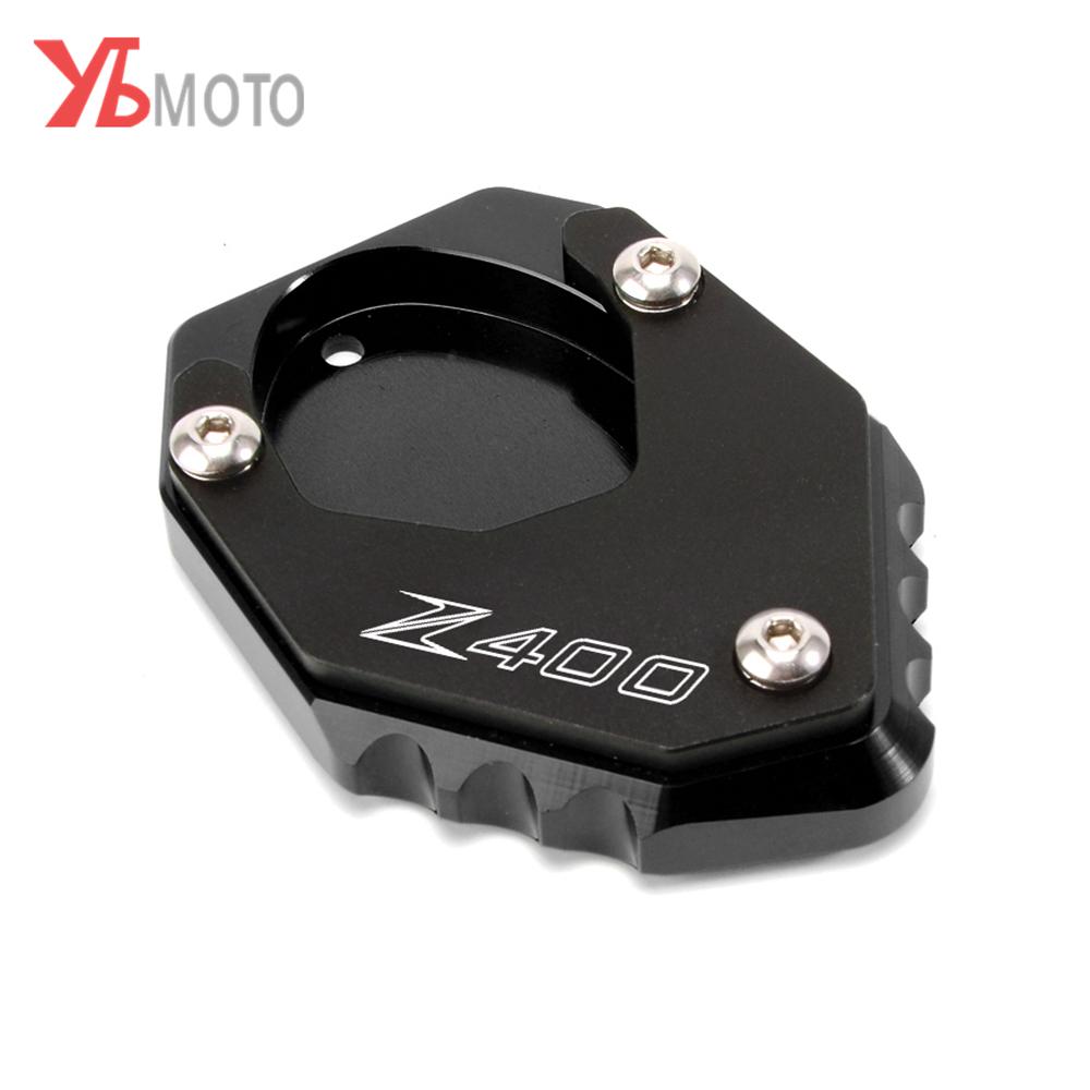 Подходит для KAWASAKI VERSYS 650 Z400 NINJA 400 2022, алюминиевая подставка для мотоцикла, увеличительная боковая подставка для мотоцикла, удлинитель с