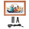 Wood Digital Picture Frame 10.1 Inch HD IPS 1024x600 Smart Digital Photo Album with Remote Control
