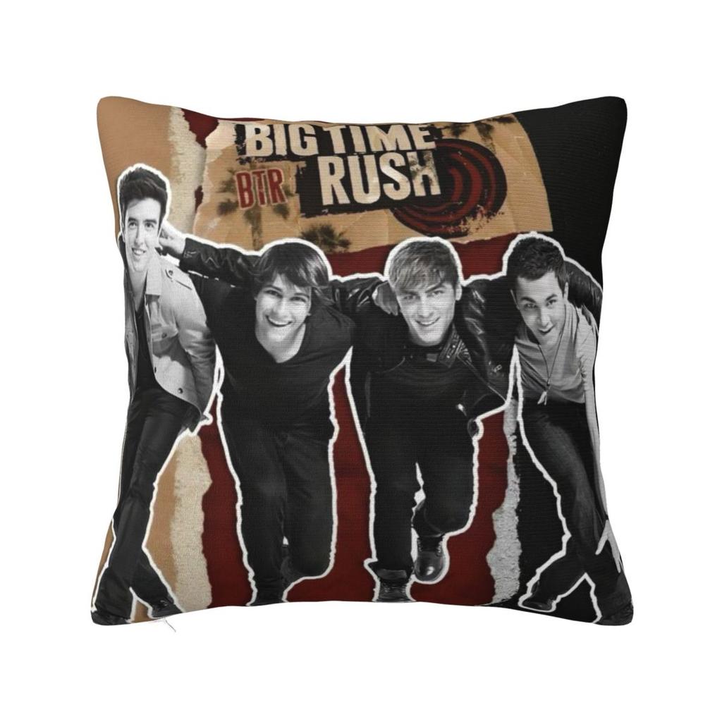Big Time Rush Наволочка для подушки с принтом Рок-группы Подушка Чехол для подушки Домашний декор Квадратный Разные размеры