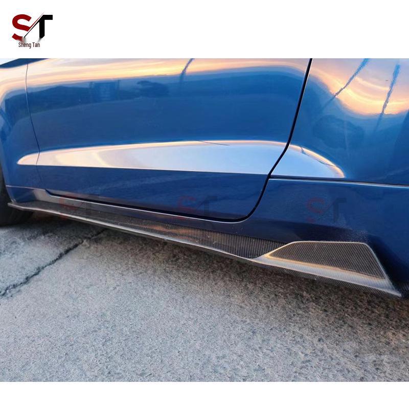 Carbon Fiber Exterior Kit: Front Lip, Side Skirts & Rear Diffuser for 18-22 Ford Mustang