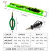 Sharp Anti Winding Float Line Group Feeder Sinker String Hook Fishing Bait Cage Carbon Steel