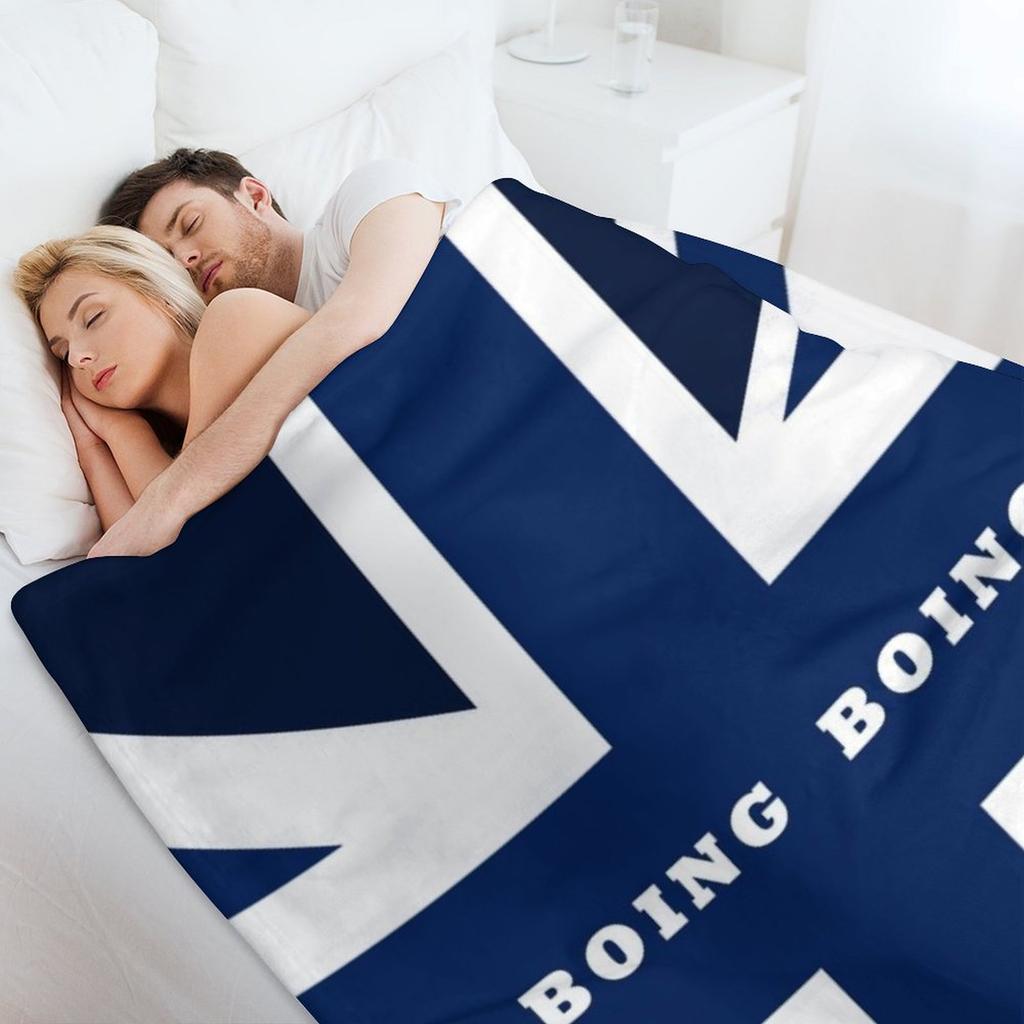 Boing Boing - Великобритания - Плед West Brom в стиле аниме, полярный винтаж, клетчатый плед.