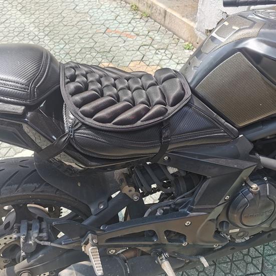 Подушка сиденья мотоцикла, максимальный комфорт, высокоэластичный материал TPE, амортизирующая ударопрочность, подушка сиденья