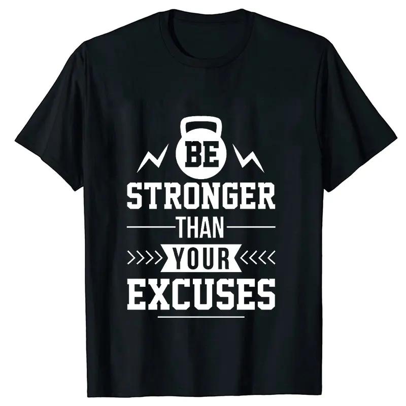 Men's T-shirts Gym Life Shirt Funny Workout Tshirts Motivational Positive Quote Clothing Exercise Fitness Tee Shirt Clothes