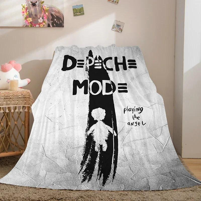 Зимние пледы для дивана A-Depeche A-Mode На заказ King Size Теплые для коленей Кровать Флис Кемпинг Пушистые Мягкие пледы Микрофибра Постельное белье