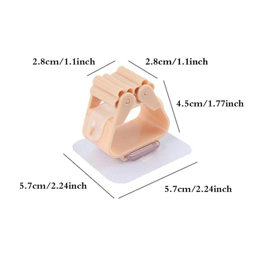 Держатель для швабры, настенный органайзер для швабры, держатель для щетки, вешалка для метлы, стеллаж для хранения, кухонная вешалка, зажим, бесшовный крючок для швабры