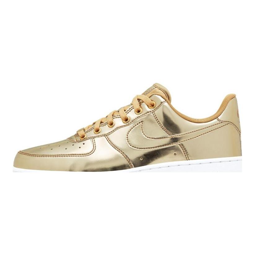 Nike Женские кроссовки Air Force 1 Low Metallic Gold CQ6566-700