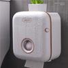 Bathroom Tissue Holder Wall Mounted Toilet Paper Box Waterproof Roll Paper Storage Rack Double Layer Organizer Shelf