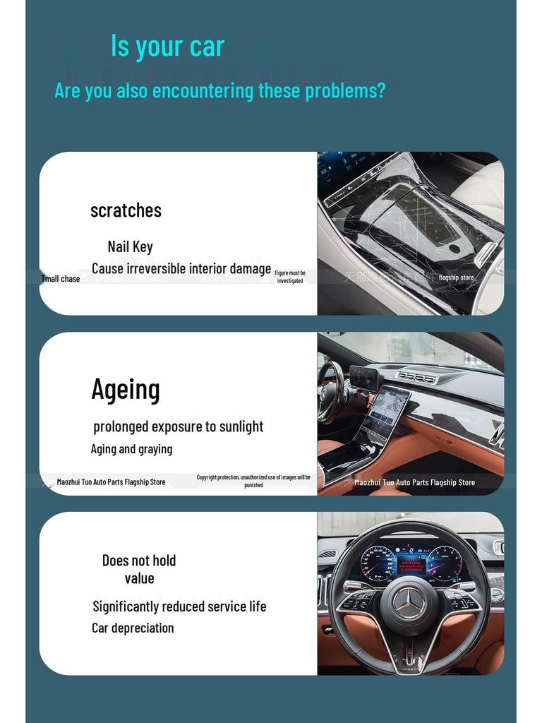 Защитная пленка для стеклоподъемника и центрального экрана Geely Xingrui (Подходит для 26 моделей)