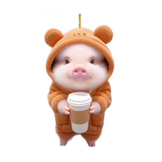 Подвеска для автомобиля Cat, 2D, плоская акриловая подвеска для зеркала заднего вида автомобиля, подвеска в виде котенка