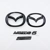 3D Logo Badge Car Front Grille Emblem For MAZDA 6 2017 2018 2019 Car Logo Front Hood Emblems Rear Boot Badge Accessories GH2