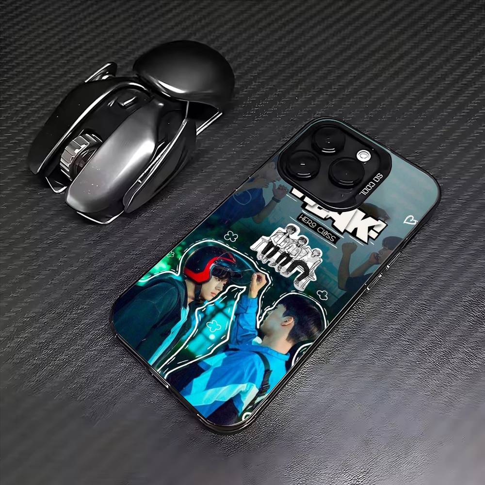 W-Слабый герой класс обои Чехол для телефона Для iPhone17,16,15,14,13,12,11 Plus,Pro Max Цветной Посеребренный Внутренняя крышка