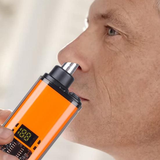 Триммер для волос в носу для мужчин и женщин, аккумуляторный, безболезненный, триммер для волос в ушах, водонепроницаемый, с двойными лезвиями, машинка для стрижки, многофункциональный инструмент для ухода