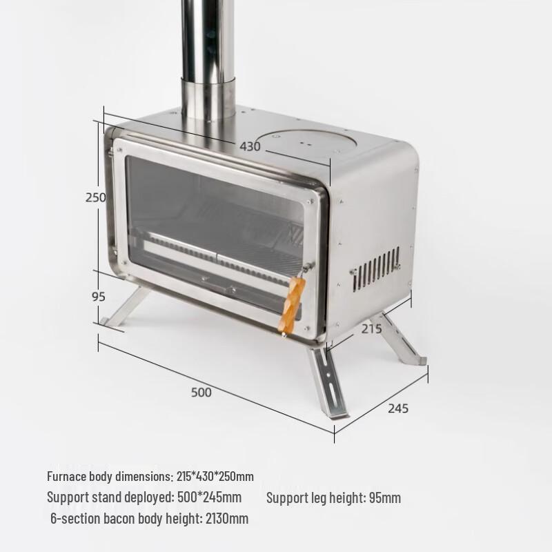 Beifu Angel Outdoor Wood Stove with Pellet Storage