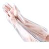 10pairs Extended Thickened Disposable PE TPE Gloves, Elastic Cuff Waterproof Household Gloves for Kitchen Dishwashing & Laundry