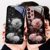Увлажняющий Розовый Цветок Для Samsung Galaxy S23 24 Plus S20 21 FE S25 Ultra A70 72 73 51 52 53 Закаленное Стекло Чехол для Телефона