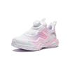 Anta Kids Bow Speed 2.0 Comfortable Casual Sweet Non-Slip Wear-Resistant Low-Top Running Shoes Kids Running Shoes White Purple Pink 322349905-1