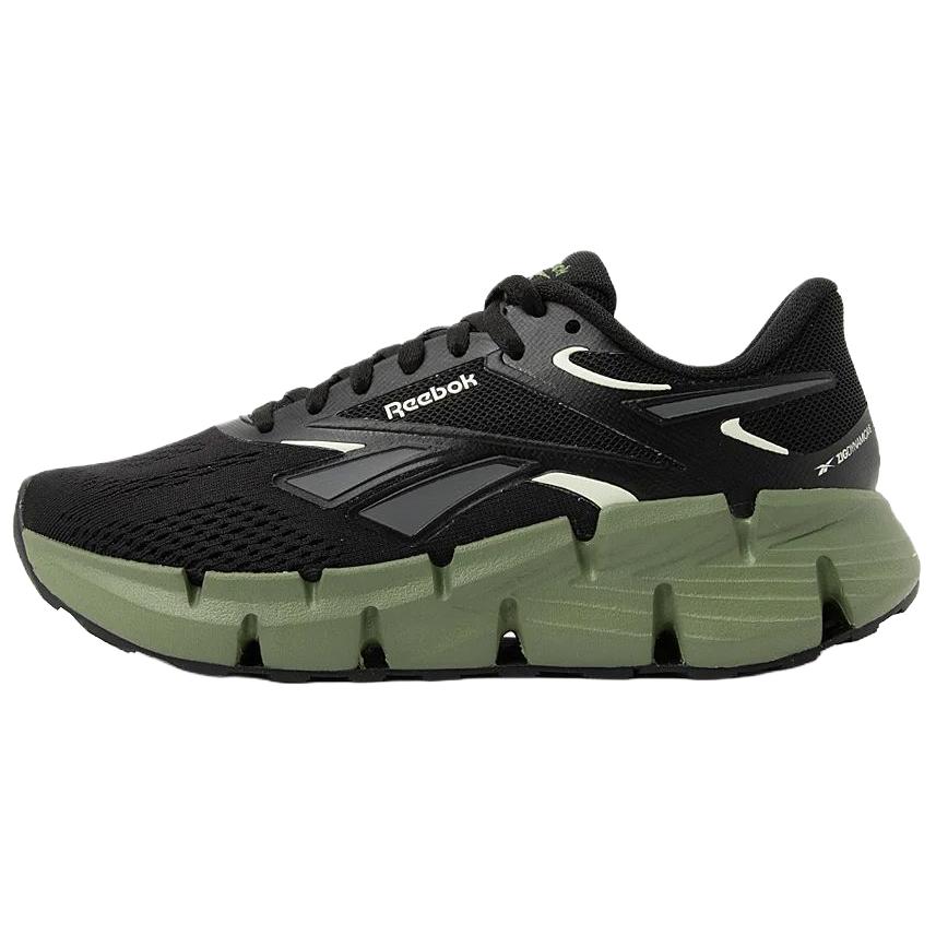 Reebok Zig Dynamica 6 Легкие Уникальные Дышащие Низкие Беговые Кроссовки Мужские Кроссовки Черный 100263919