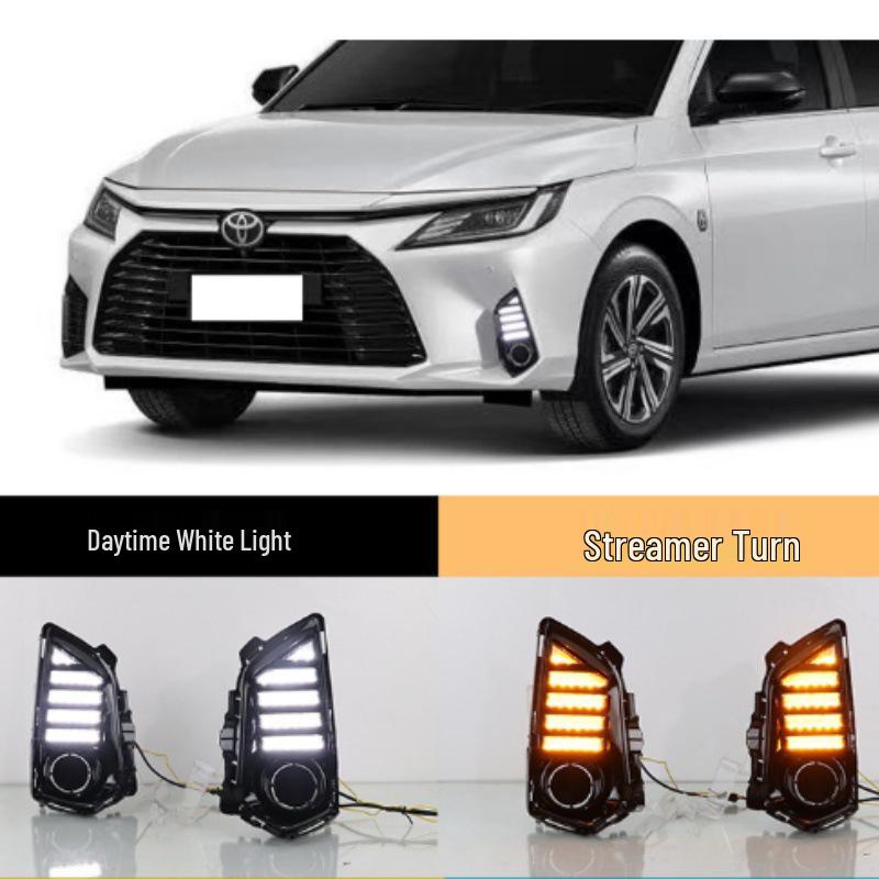 Светодиодные дневные ходовые огни с указателями поворота для Yaris/Ativ Vios 22-23