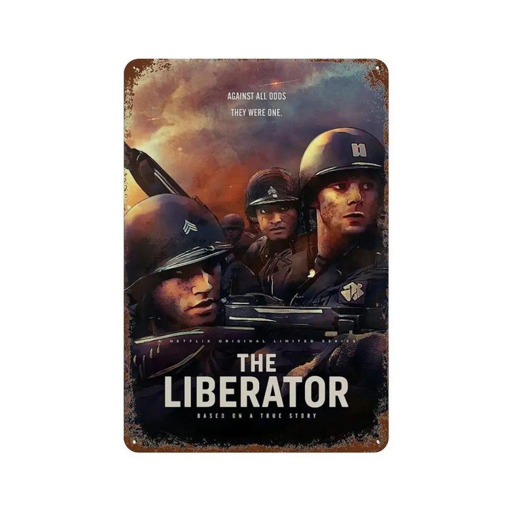 Vintage Military War Movie Poster Metal Tin Sign Set Retro Windtalkers Hacksaw Ridge Stalingrad Wall Art Decor for Man Cave Bar